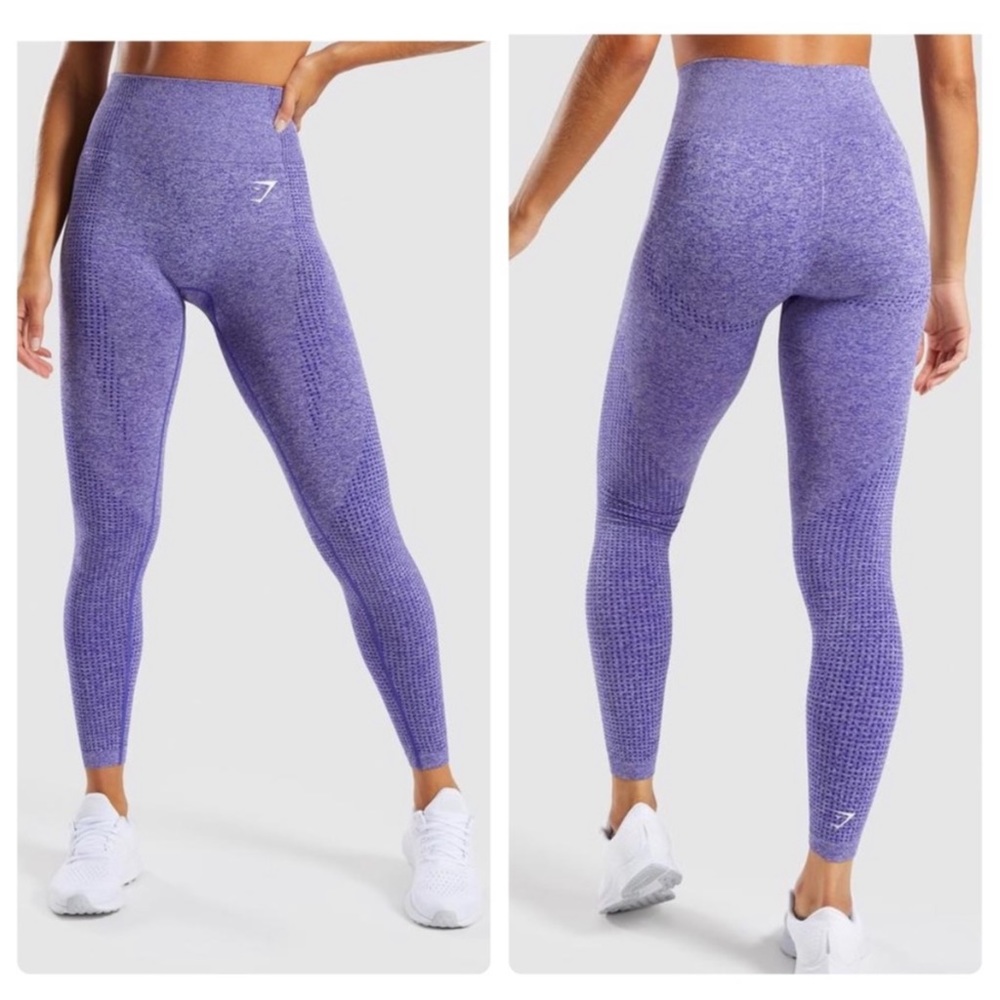 Gymshark Vital Seamless Leggings in Indigo Marl